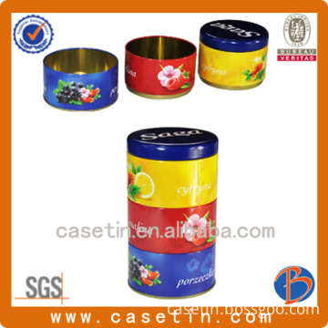 cylinder novelty special shape biscuit tin